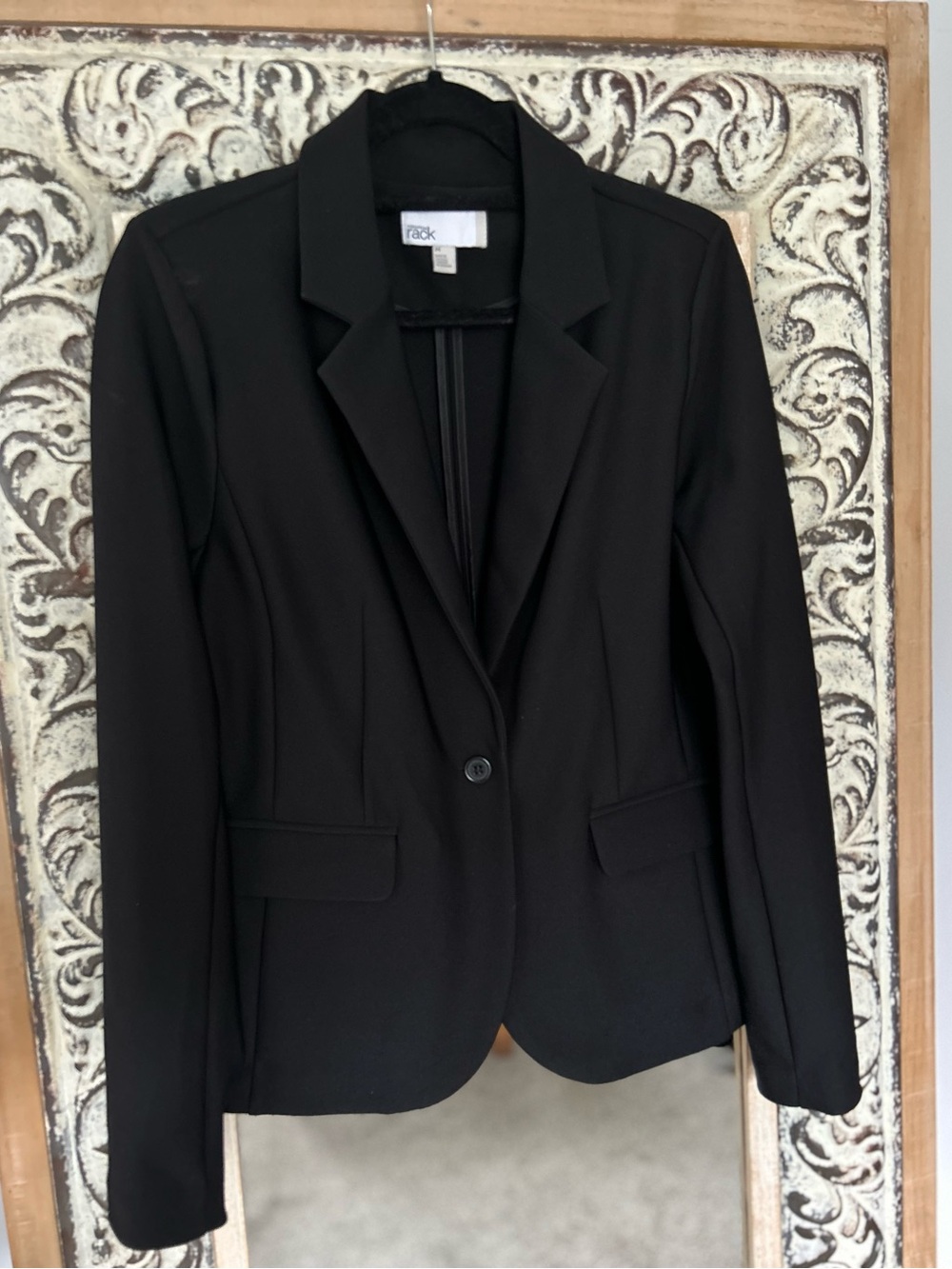 Nordstrom Rack Black Women's Single-Button Tailored Blazer